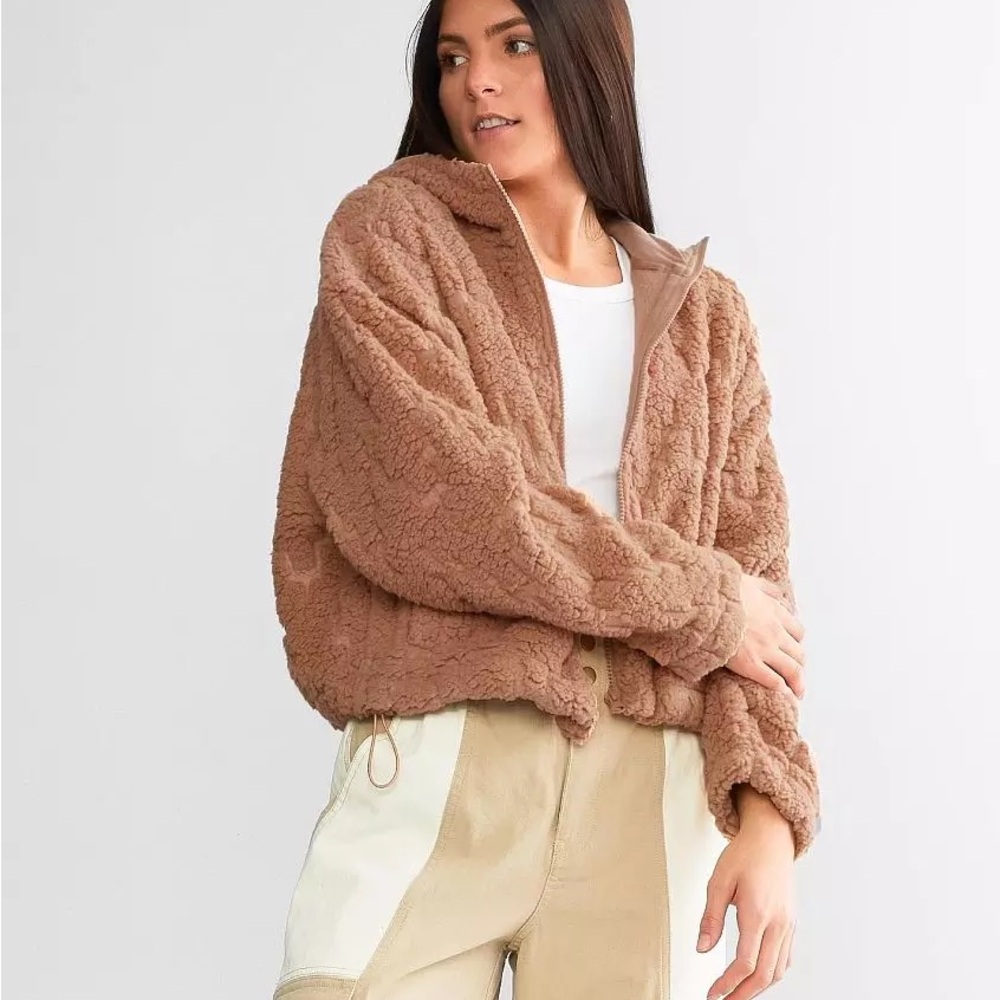 Billabong Marlowe Hooded Jacket in Nude Mood
